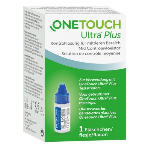 One Touch Ultra Plus - Kontrolllösung mittel, 1 x 3,75 ml