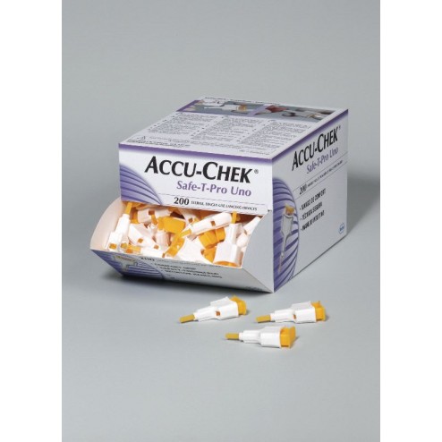 Accu-Chek Safe-T-Pro Uno, 200 Stück