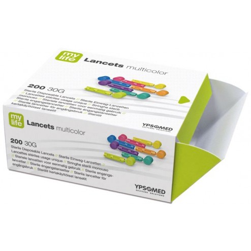 mylife Lancets 30G, multicolour, 200 Stück