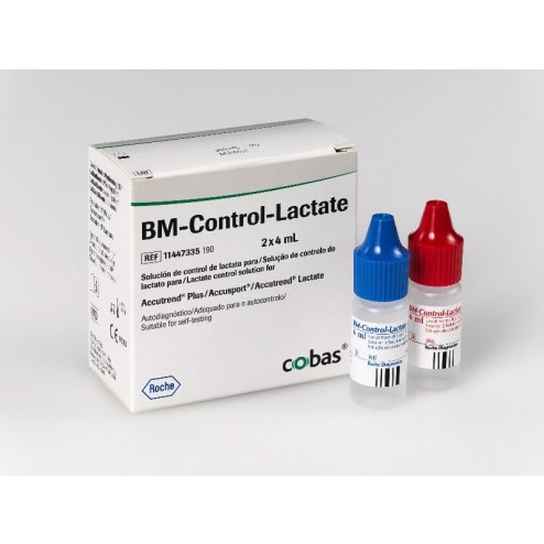 BM - Control - Lactate Kontrolllösung, 2 x 4 ml