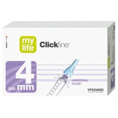 mylife Clickfine, 4 mm - Pen Nadeln, 100 Stück