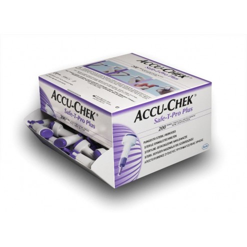 Accu-Chek Safe-T-Pro Plus - Sicherheitslanzetten, 200 Stück