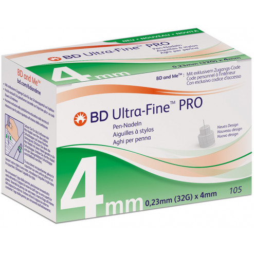 BD Ultra-Fine PRO 4 mm PZN 14046738