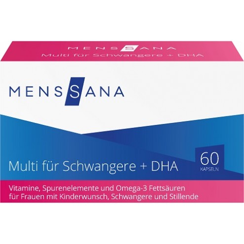 Multi für Schwangere + DHA MensSana Kapseln, 60 Stück