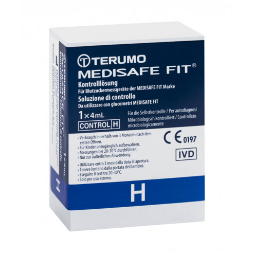 Terumo Medisafe Fit Kontrolllösung H1, 1 Stück