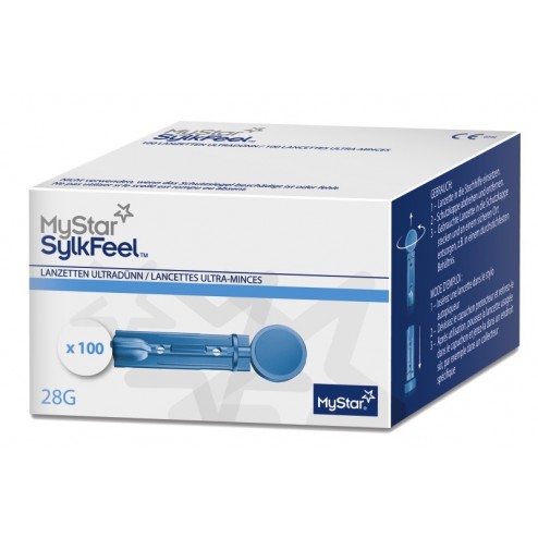 MyStar SylkFeel 28 G - Lanzetten, 100 Stück