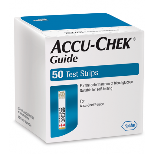 Accu-Chek Guide Blutzuckerteststreifen, 50 Stück