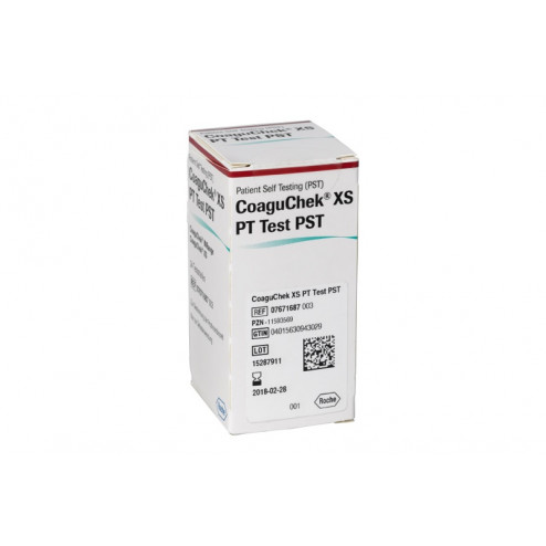 CoaguChek XS PT Teststreifen PST für INRange, 24 Stück