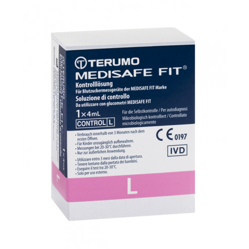 Terumo Medisafe Fit Kontrolllösung L1, 1 Stück