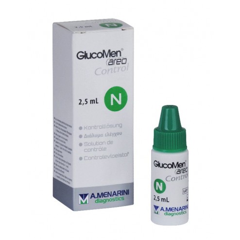 GlucoMen areo Kontrolllösung N, 1 x 2,5 ml, 1 Stück