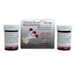 Gluco Smart Swing Blutzuckerteststreifen, 50 Stück