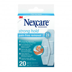 Nexcare™ Strong Hold Pain Free Removal assortiert, 20 Stück