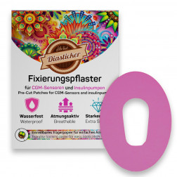 Dexcom G6 Fixierungstapes, pink, 10 Stück