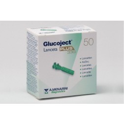 Glucoject Lancets Plus 33G, 50 Stück
