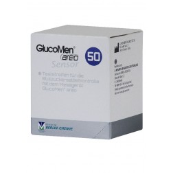 GlucoMen areo Blutzuckerteststreifen, 50 Stück