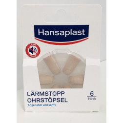 Hansaplast Lärmstop Ohrstöpsel, 6 Stück