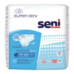 Super Seni Large 3, 10 Stück, 2200 ml (100 - 150 cm)