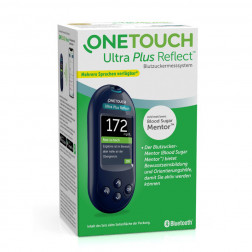 OneTouch Ultra Plus Reflect Blutzuckermessgerät - 1 Set,  mg/dl, 1 Stück (mehrere Sprachen verfügbar)