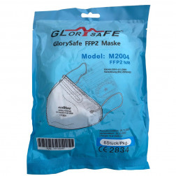 GlorySafe FFP2 - Atemschutzmaske ohne Ventil, 6 Stück (Masken)/ 1 Packung