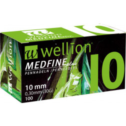 Wellion MEDFINE plus Pennadel, 10 mm, 100 Stück