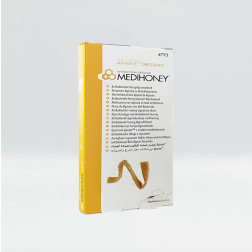 Medihoney Apinate Honig Alginatverband 1,9 x 30 cm, 5 Stück