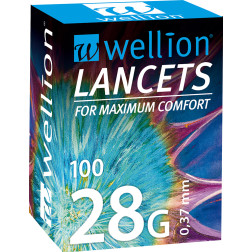 Wellion 28G steril Lancets, 100 Stück