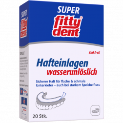 Fittydent super Haftkleber Einlagen, 20 Stück