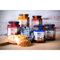 Fruchtaufstrich Aprikose mit 80% Frucht, 225 g, 1 Stück