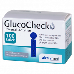 Aktivmed Gluco Check Universal - Lanzetten, 100 Stück
