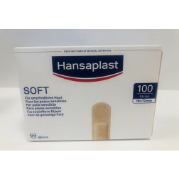 Hansaplast Soft Strips 19x72 mm, 100 Stück