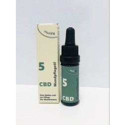 CBD 5% Cannabis-Öl Tropfen Mundpflegeöl, 10 ml, 1 Stück