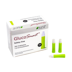 Gluco Smart Safety-Fine Sicherheitslanzetten 28 G, 1,8 mm, 100 Stück