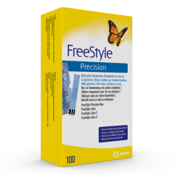 FreeStyle Precision Blutzuckerteststreifen, 100 Stück