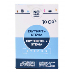 No Sugar Sugar Erythrit-Stevia Sticks, 50 Stück (200 g)