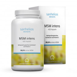 Sanhelios MSM Kapseln intens 1600 mg, 400 Stück