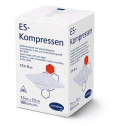 PHO93_27_ES-Kompressen_unsteril_75x75mm_8f_100St_PZN-01447192_packshot_60pz