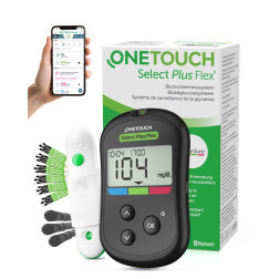 OneTouch Select Plus Flex Blutzuckermessgerät - 1 Set, mg/dl