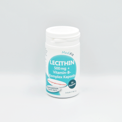 Lecithin 500 mg + Vitamin B-Komplex Kapseln MediFit, 50 Kapseln, 1 Stück