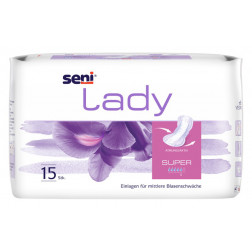 Seni Lady Super, 15 Stück, 780 ml (23 x 40 cm)