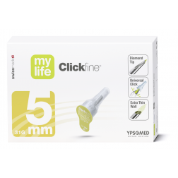 mylife Clickfine, 5 mm - Pen Nadeln, 100 Stück