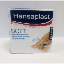Hansaplast Soft 5 m x 4 cm, 1 Stück