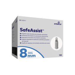 Safe Assist 30 G x 8 mm - Sicherheits Pen Nadeln, 100 Stück