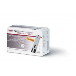 Beurer Blutzucker Sensoren Blutzuckerteststreifen, GL 32/34 BGL60, 50 Stück
