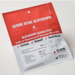 Blutgruppe Schnelltest Eldon Home-Kit HKA 2511-1, 1 Stück, 