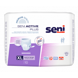 Seni Active Plus Extra Large, 10 Stück, 2000 ml (120 - 160 cm)
