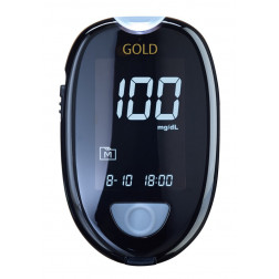 Aktivmed GlucoCheck Gold Blutzuckermessgerät - 1 Set,  mg/dl, 1 Stück