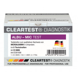 Microalbumin Schnelltest z. Nachw. v. Cleartest, 5er
