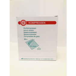 Noba Mullkompressen 10x10 cm steril 8fach, 2 x 50 Stück