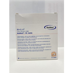 Maimed Vlieskompressen 10 x 10 cm steril, 25 x 2 Stück 