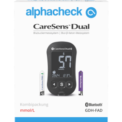 Alphacheck CareSens Dual Kombipackung Blutzuckermessgerät - 1 Set mmol/l
